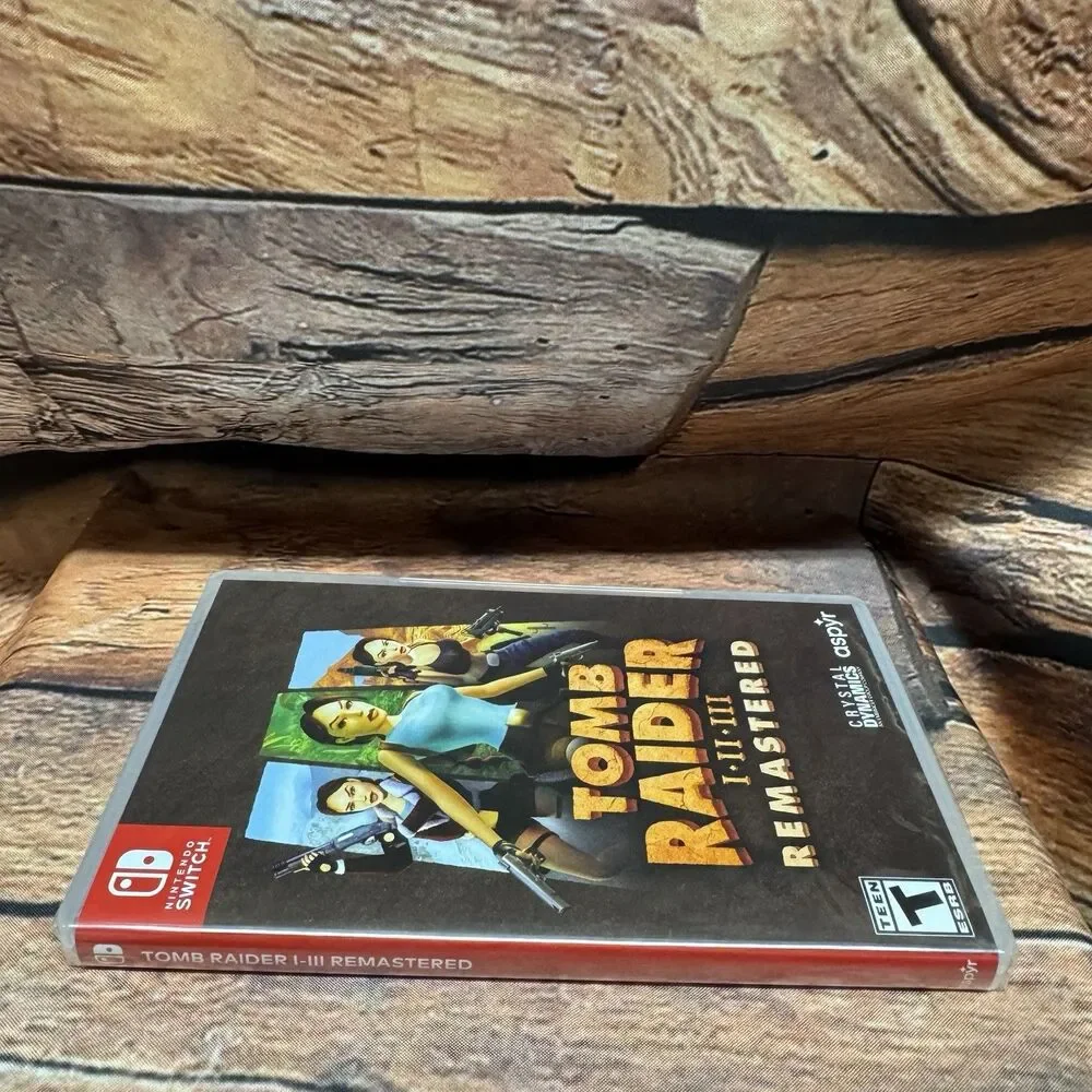 Tomb Raider I-III Remastered Nintendo Switch Lara Croft Trilogy Brand New Sealed